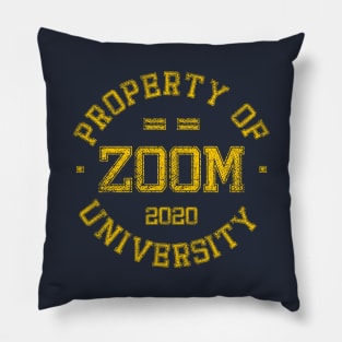 zoom university Pillow