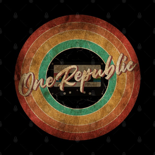 OneRepublic Vintage Circle Art by antongg