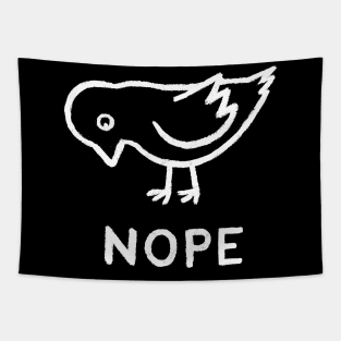 Nope Bird Tapestry