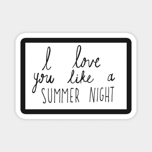 Summer Night Magnet