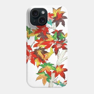 Magnificent Japanese autumn leaves Phone Case