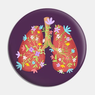 Floral Lungs | Breathe Pin