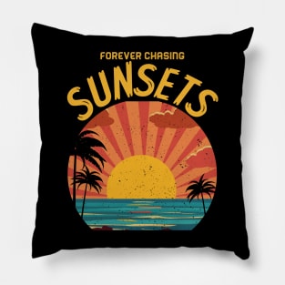 Forever Chasing Sunsets Tee, Sun Seeker T-shirt, Comfort Colors T-shirt, Beach Tee, Sunset T-shirt, Tee, Size up for Oversized, Sun Tee Pillow