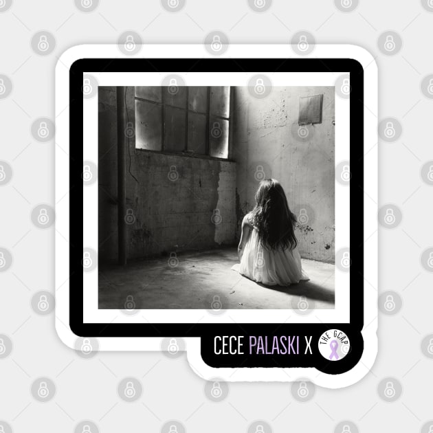 Cece Palaski - Window - B&W - Light Magnet by The GCAP Shirts and Merch