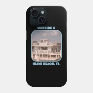 Retro Photo Surfside 6 Miami Beach Phone Case