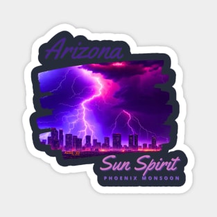 Arizona Sun Spirit Phoenix Monsoon Magnet