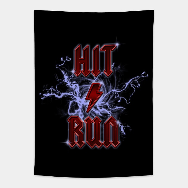 Hit & Run Tapestry by Eggy's Blackberry Way
