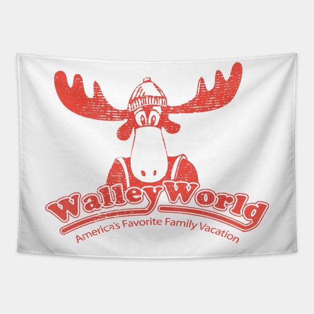 Walley World Family Vacation Tapestry by darklordpug