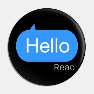 Hello Text Pin