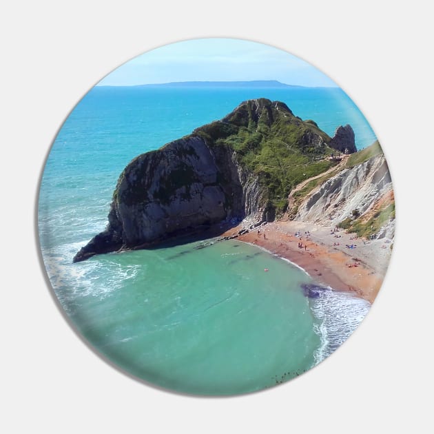 Seaside - Durdle Door/Man O'War bay Pin by helengarvey