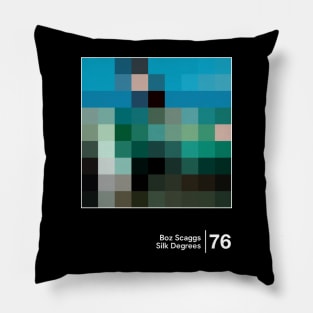 Silk Degrees / Minimalist Graphic Artwork Design Pillow