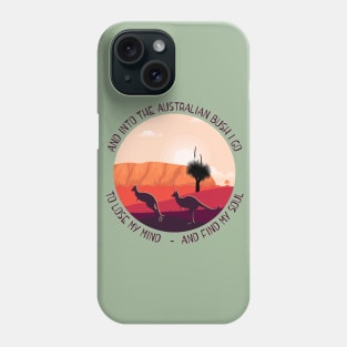 The Australian Outback, Aussie Bush Shirt, Australian Souvenir Phone Case