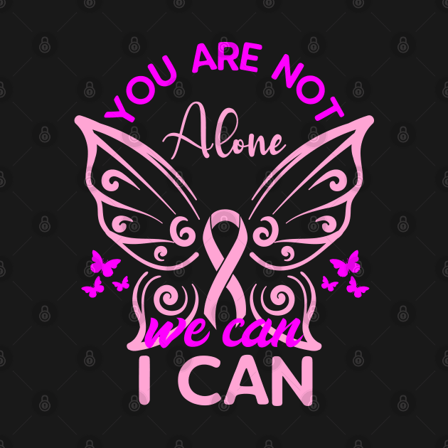 You are not alone we can I can, World Cancer Day by HassibDesign