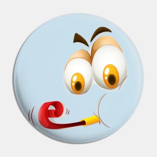 funny face Pin