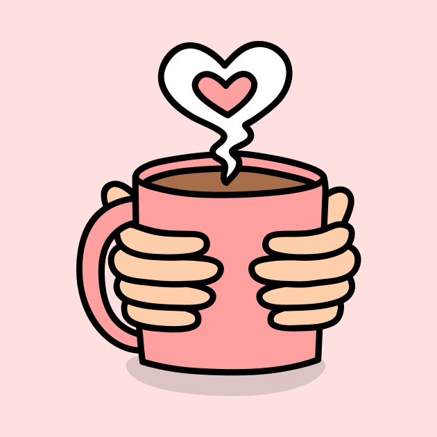 Coffee Lover (pink) by Ashleigh Green Studios