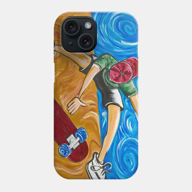 Van Gogh's Half Pipe Phone Case by Dual Rogue