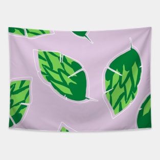 LAVENDER LEAFY PATTERN Tapestry