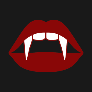 Red Lips Fangs T-Shirt