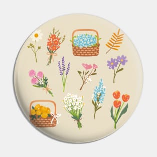 Spring Florals Pin