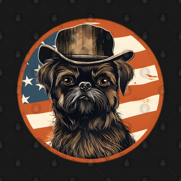 Brussels Griffon 4th of July by NatashaCuteShop