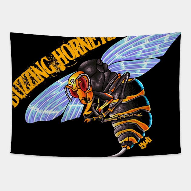 Buzzing Hornets Tapestry by Predator