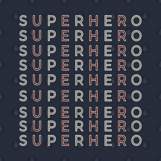 Superhero Repeat Pattern by musicanytime