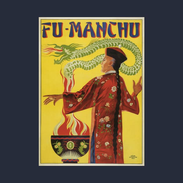 Vintage Magic Poster Art, Fu-Manchu by MasterpieceCafe