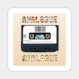 Cassette Tape Analogue Cartoon 1 Magnet