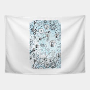 Gears and Wheels Tapestry