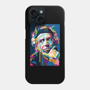 Pop Art Face Old Man Phone Case