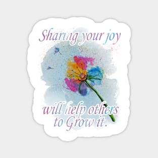 Dandelion, Love, Motivation, Quote, Flower Magnet