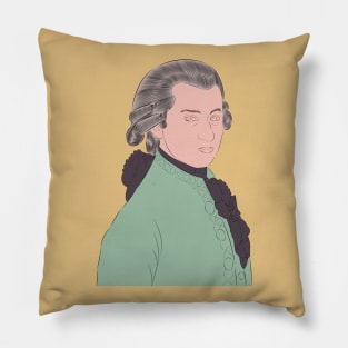 Wolfgang Amadeus Mozart - Portrait Pillow