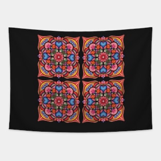 Pattern in folkloristic style Tapestry