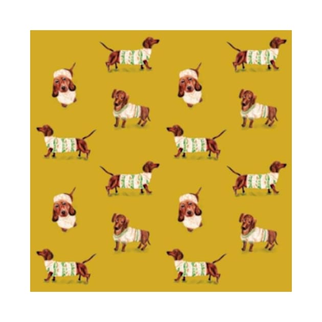 Cute pattern doggy by Dog and cat lover