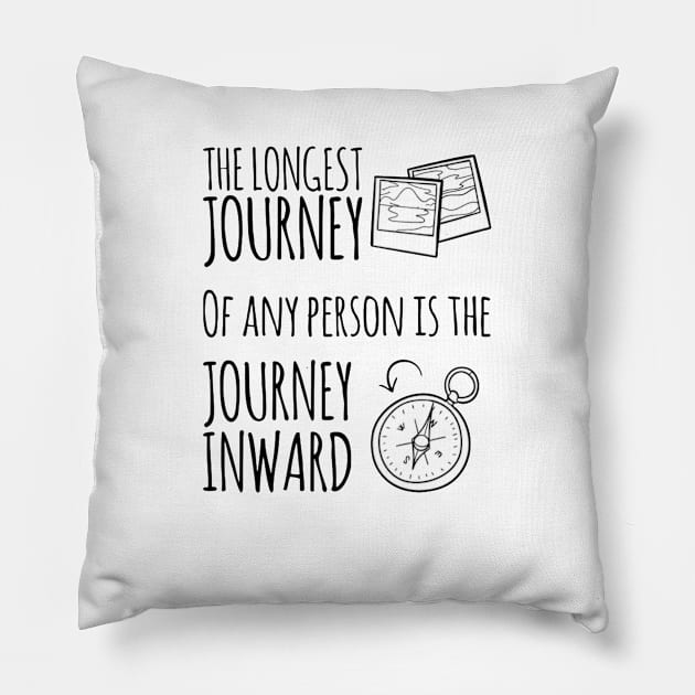 The Longest Journey Of Any Person Pillow by Mads' Store