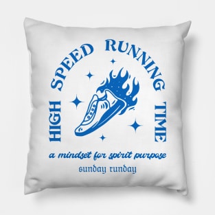 high speed running time Pillow