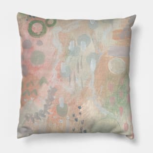 Art Acrylic artwork abstract painting Pillow