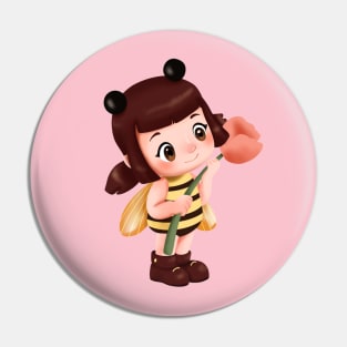 Little bee girl Pin