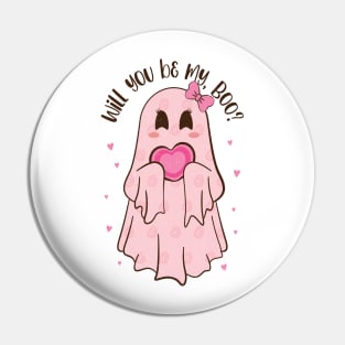 Will You Be My Boo T Shirt Valentine T shirt For Women Pin