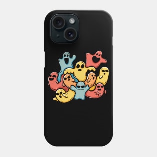 Ghost boo doodle art Phone Case