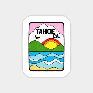 Lake Tahoe California Vintage 70's Groovy Hippie Hippy Magnet