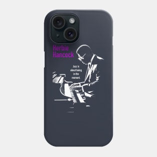 Herbie Hancock Silhouette Phone Case