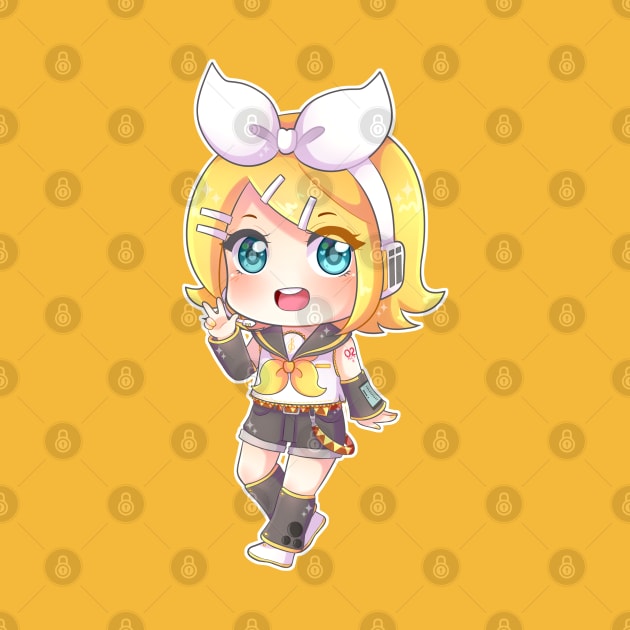 VOCALOID Kagamine Rin chibi by Nadi-chan16