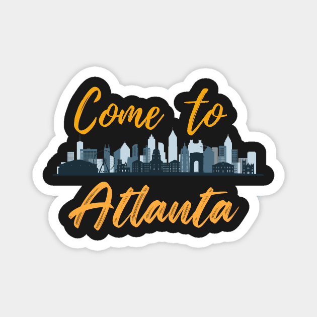 Atlanta , ATL Magnet by Abelfashion