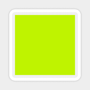 Bitter Lime Neon Green Solid Color Magnet