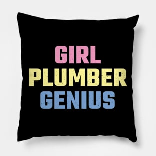 plumber girl Pillow