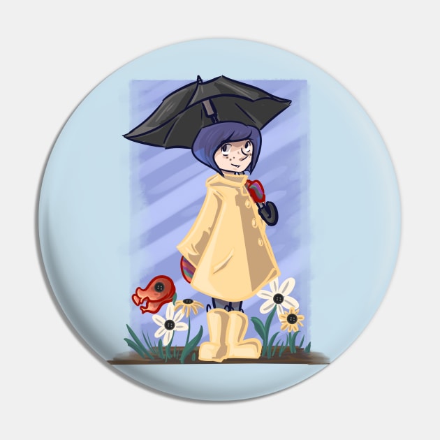 coraline Pin by inkpocket