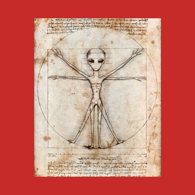 Vitruvian alien by circlestances