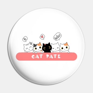 cat pate, cute cat Pin