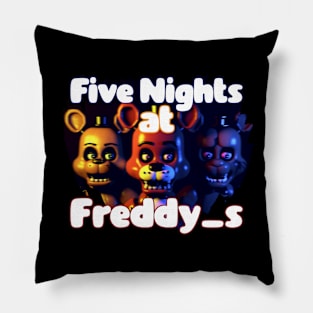 five nights at freddys scary Pillow